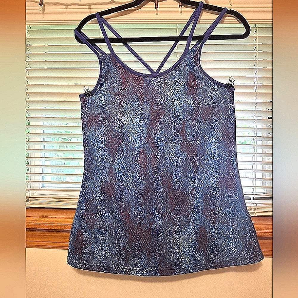 Women's Blue Strappy Top
